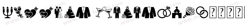 Wedding Monogram字体转换